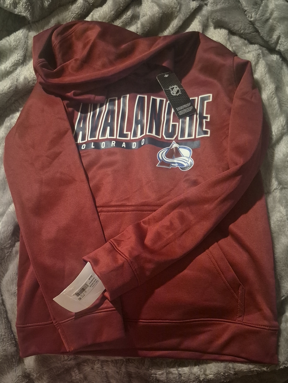 NHL Colorado Avalanche KIDS Pullover Hoodie - Maroon